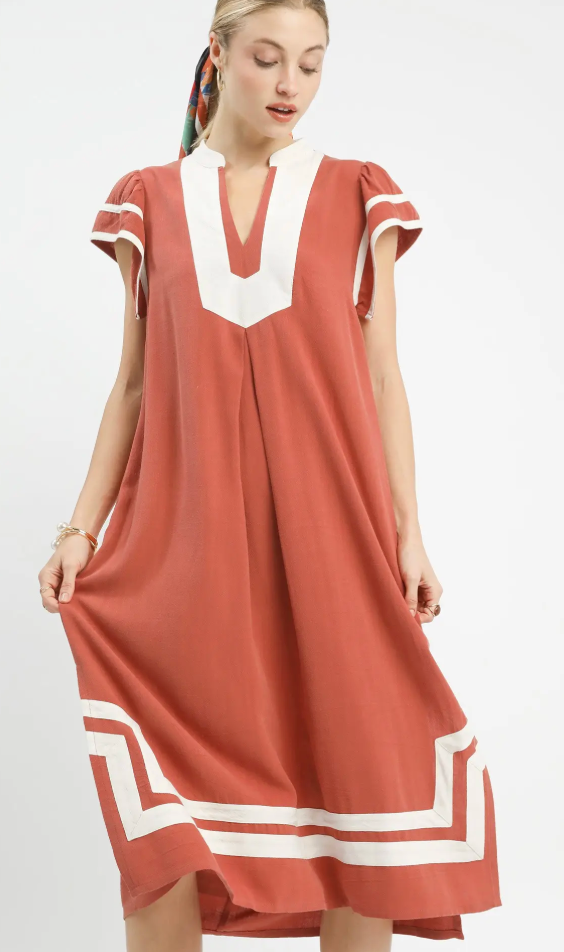 Mad About You Clay Midi Dress