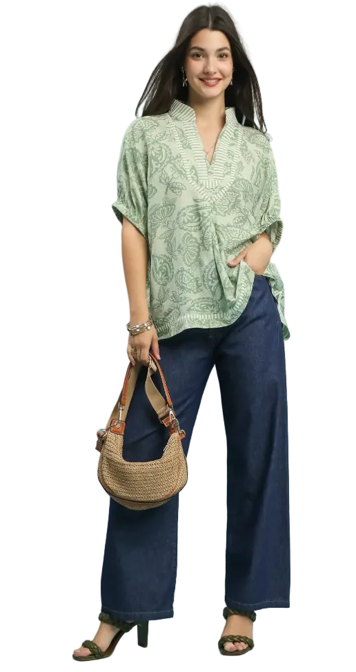 Botanical Dreams Tunic Top