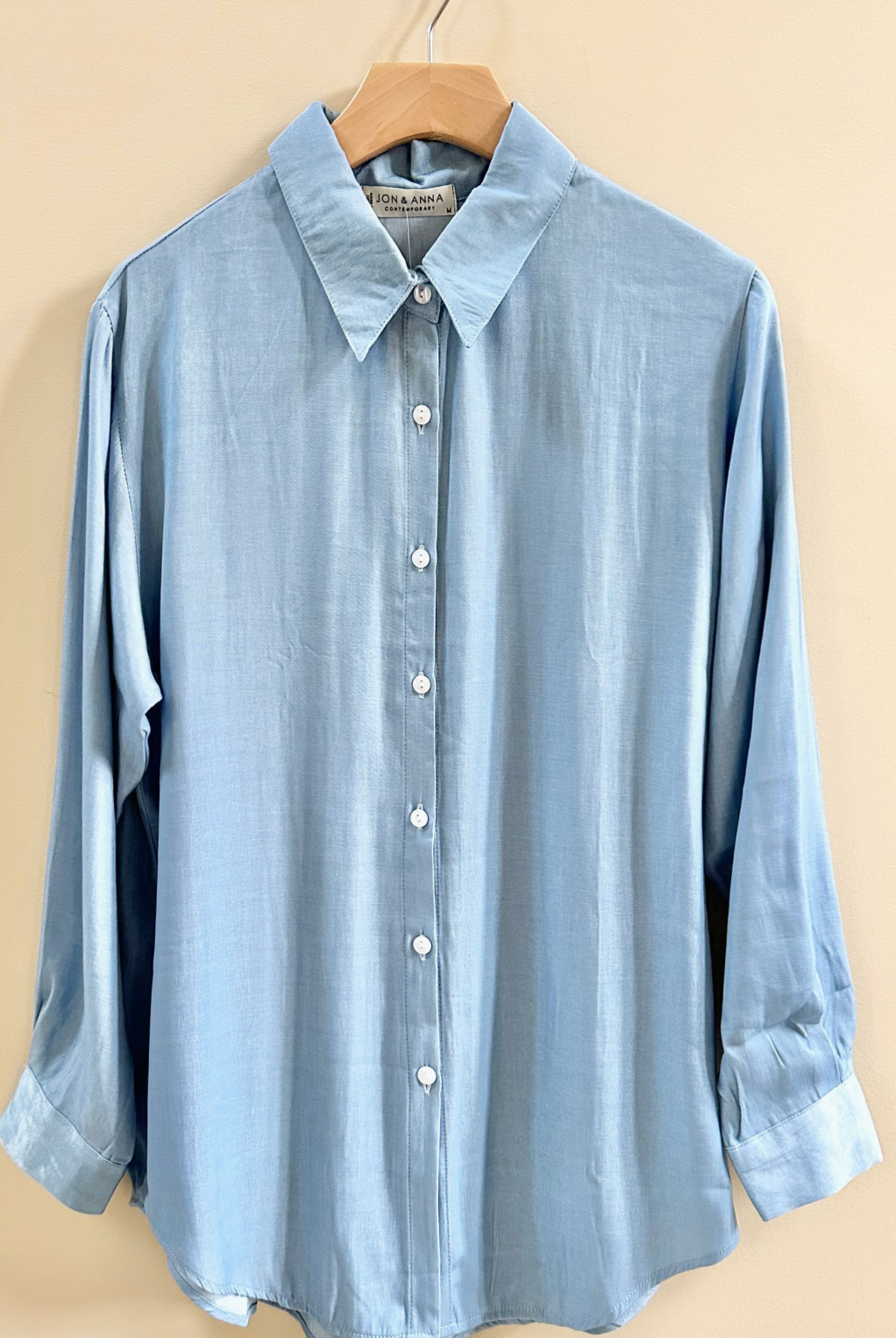 Chambray Button Up Top