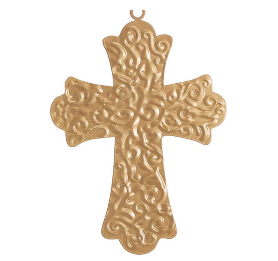 Ornament Embossed Cross