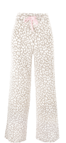 Amanda Blu Taupe Leopard Cozy Pajama Set - Shoppe3130