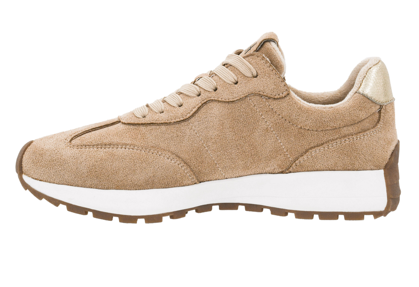 Corkys No Prob Sneakers in Camel Faux Suede - Shoppe3130