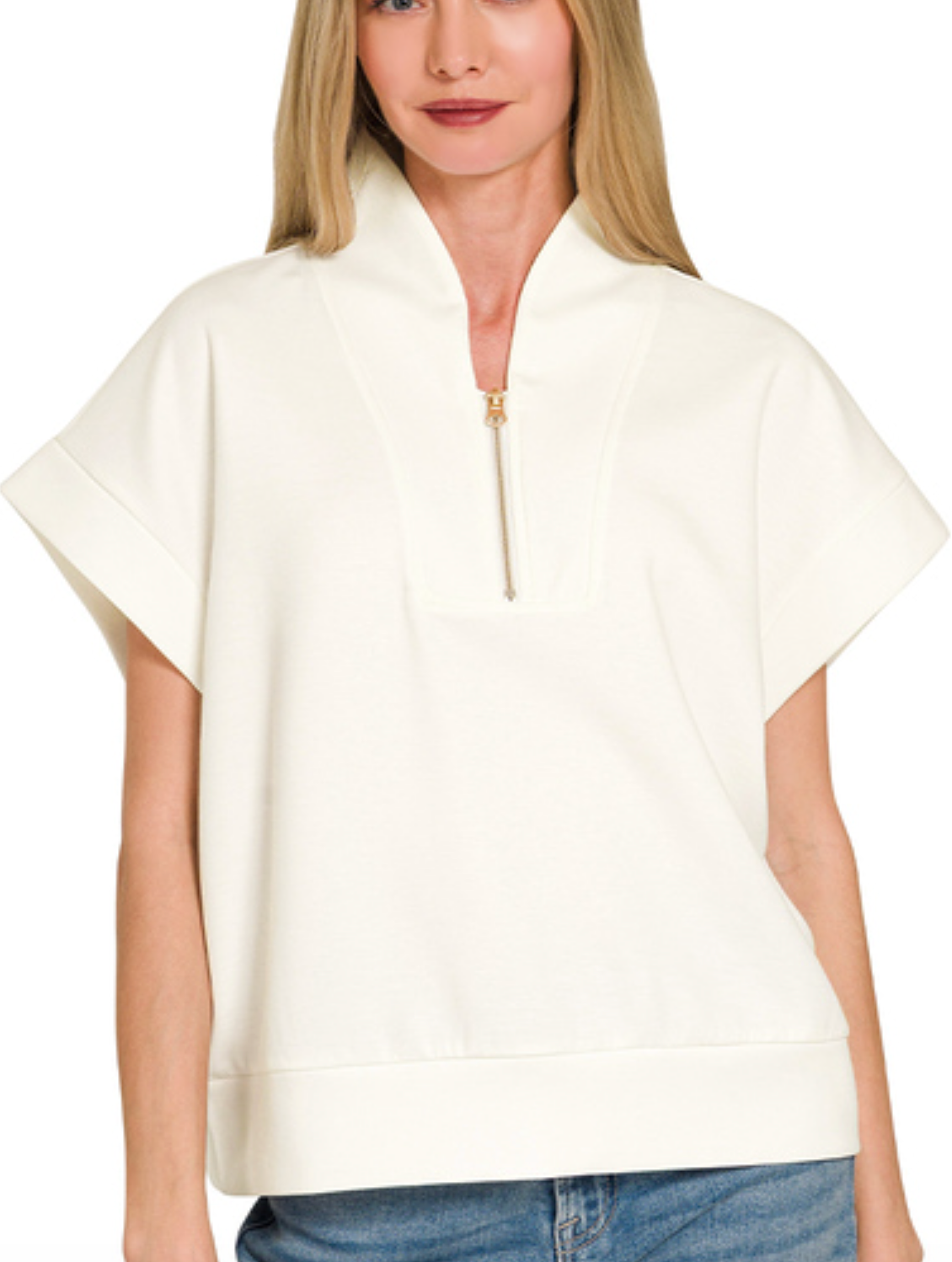 Half Zip Soft Layering Top