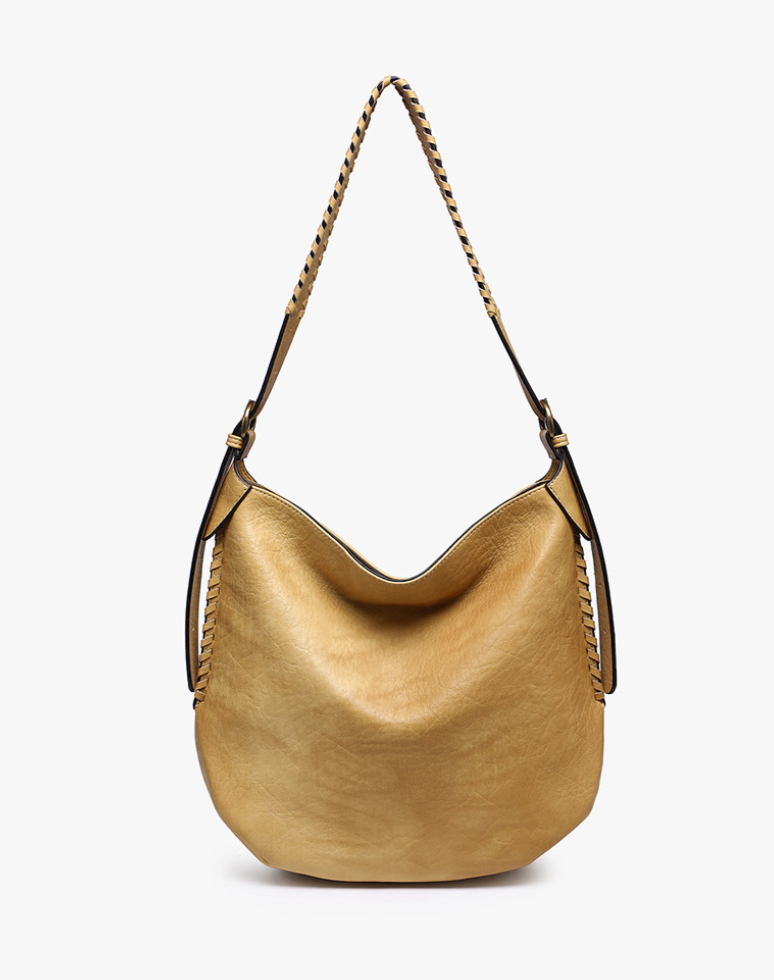 Madelyn Whipstitch Bag With Adjustable Strap