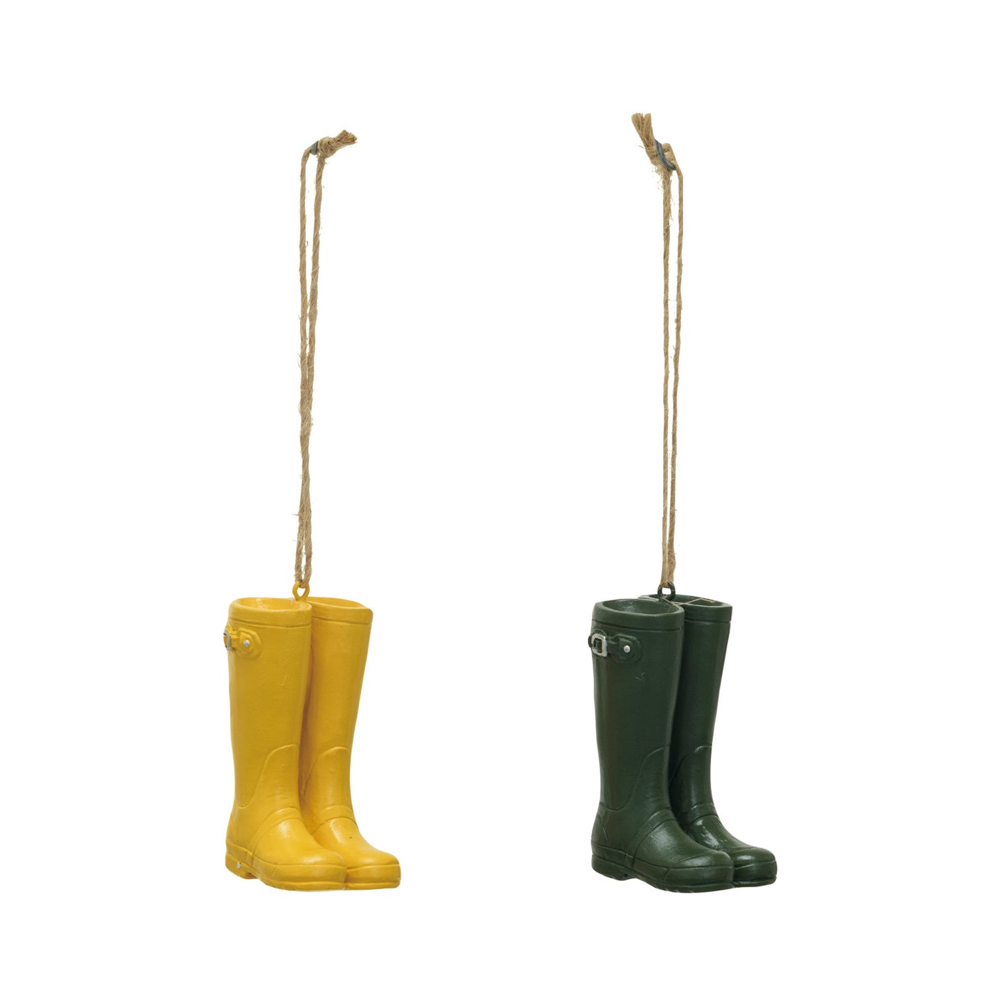 Resin Garden Boots Ornament