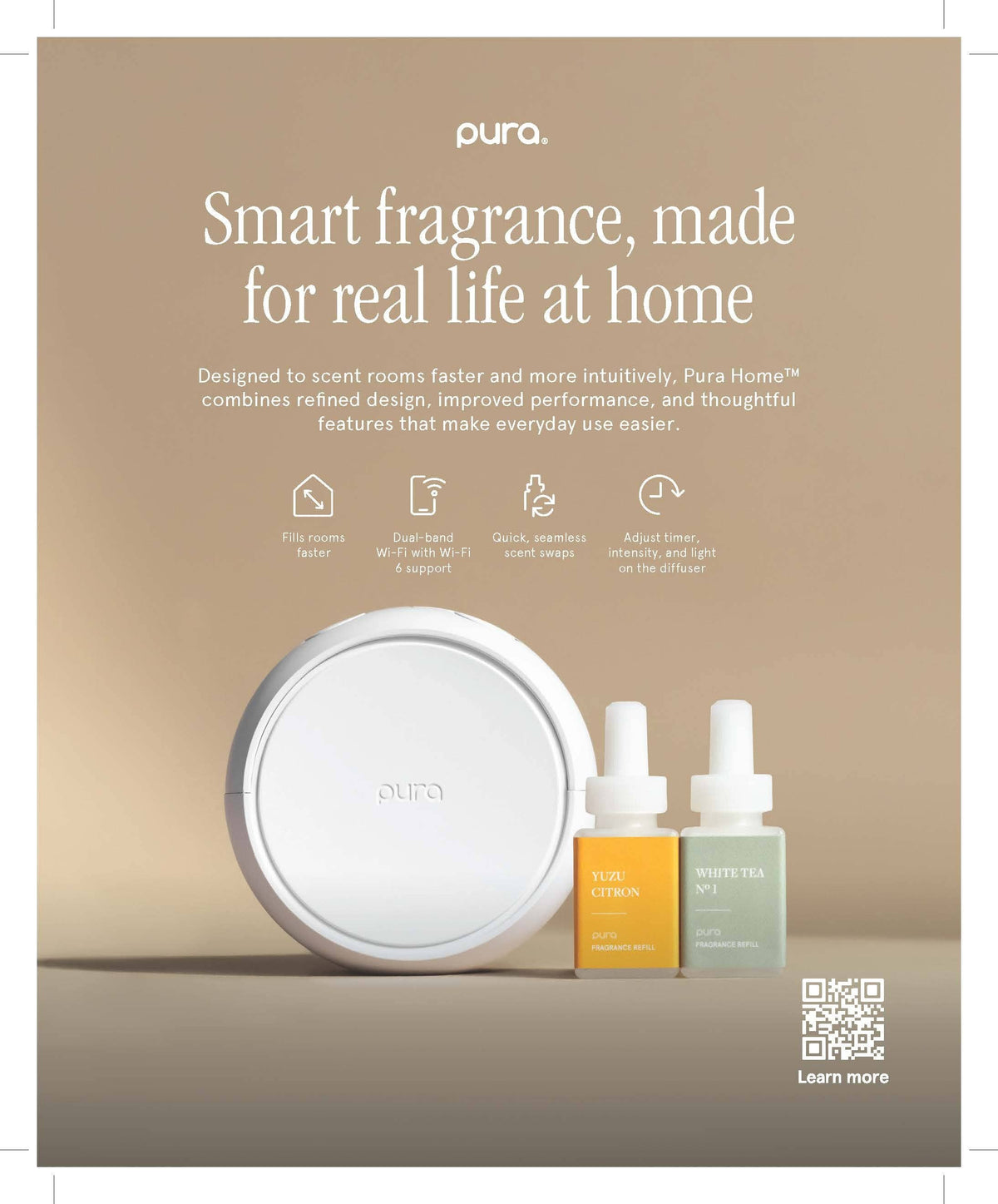 Pura - Shelf Talker Display - Pura Diffusers: Pura Plus