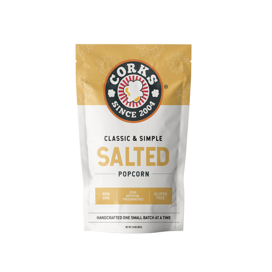 Corks Popcorn - Simply Salted Popcorn - 2.8 Oz - Shoppe3130