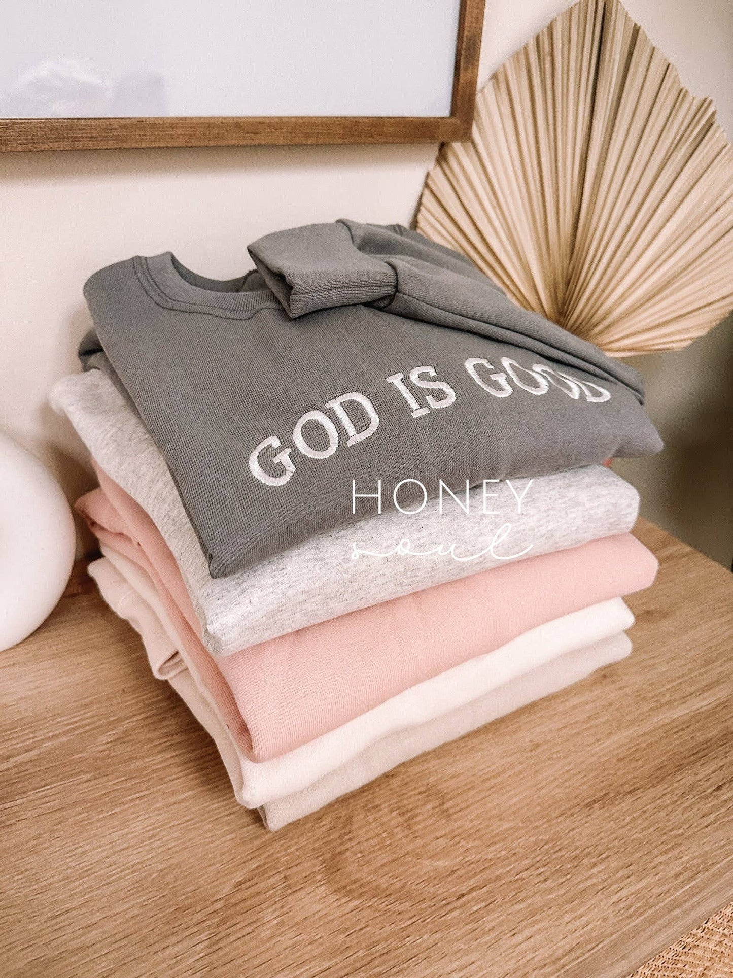 Embroidered GOD IS GOOD Sweatshirt