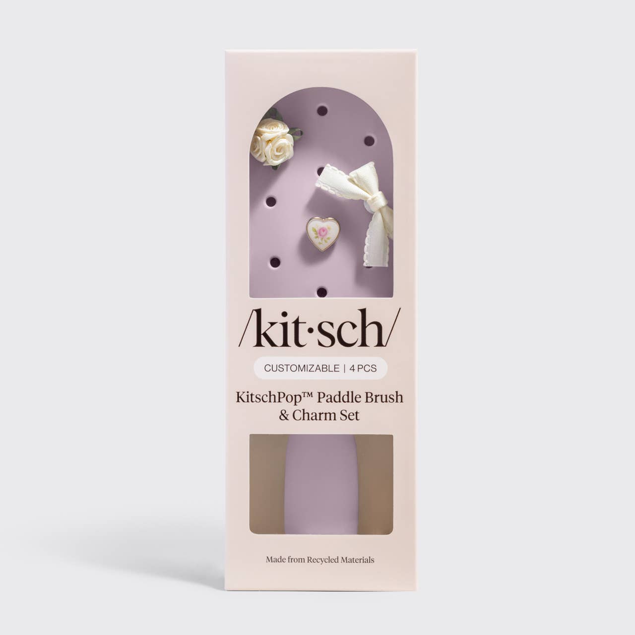 KITSCH - KitschPop™️ Paddle Brush - Soft Violet - Shoppe3130