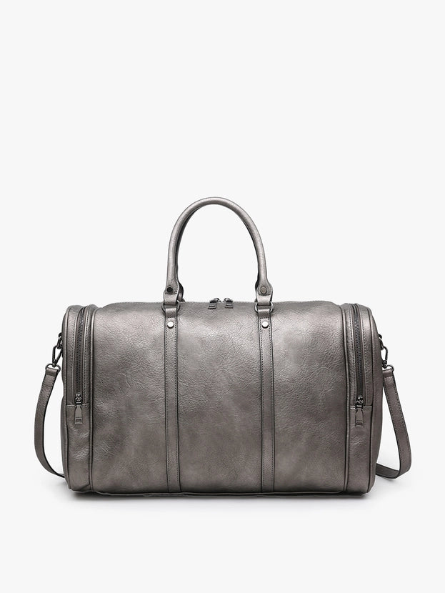 Petra Weekender w Zipper Sides and Detachable Strap