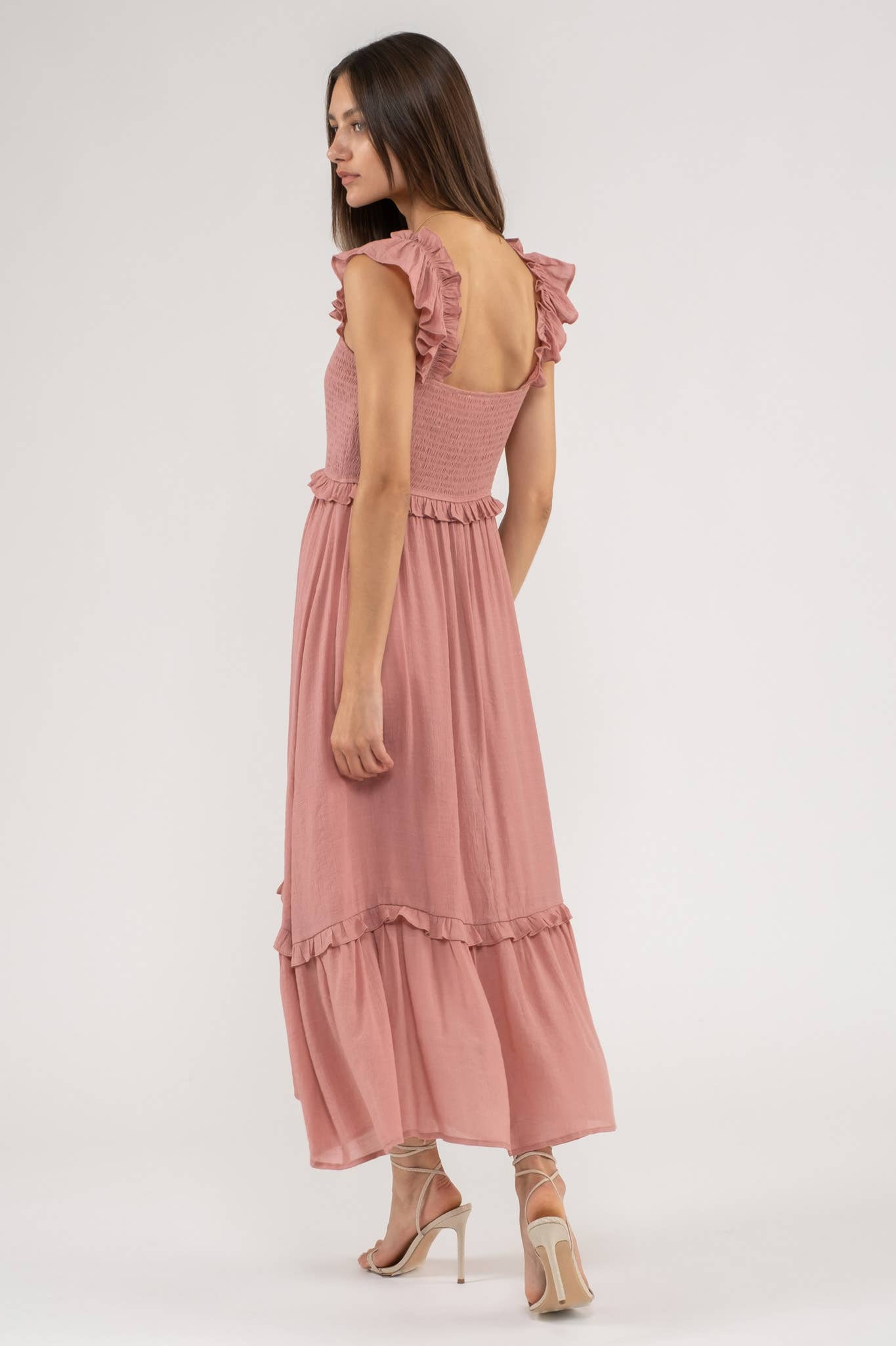 Flutter Flies Midi Dress