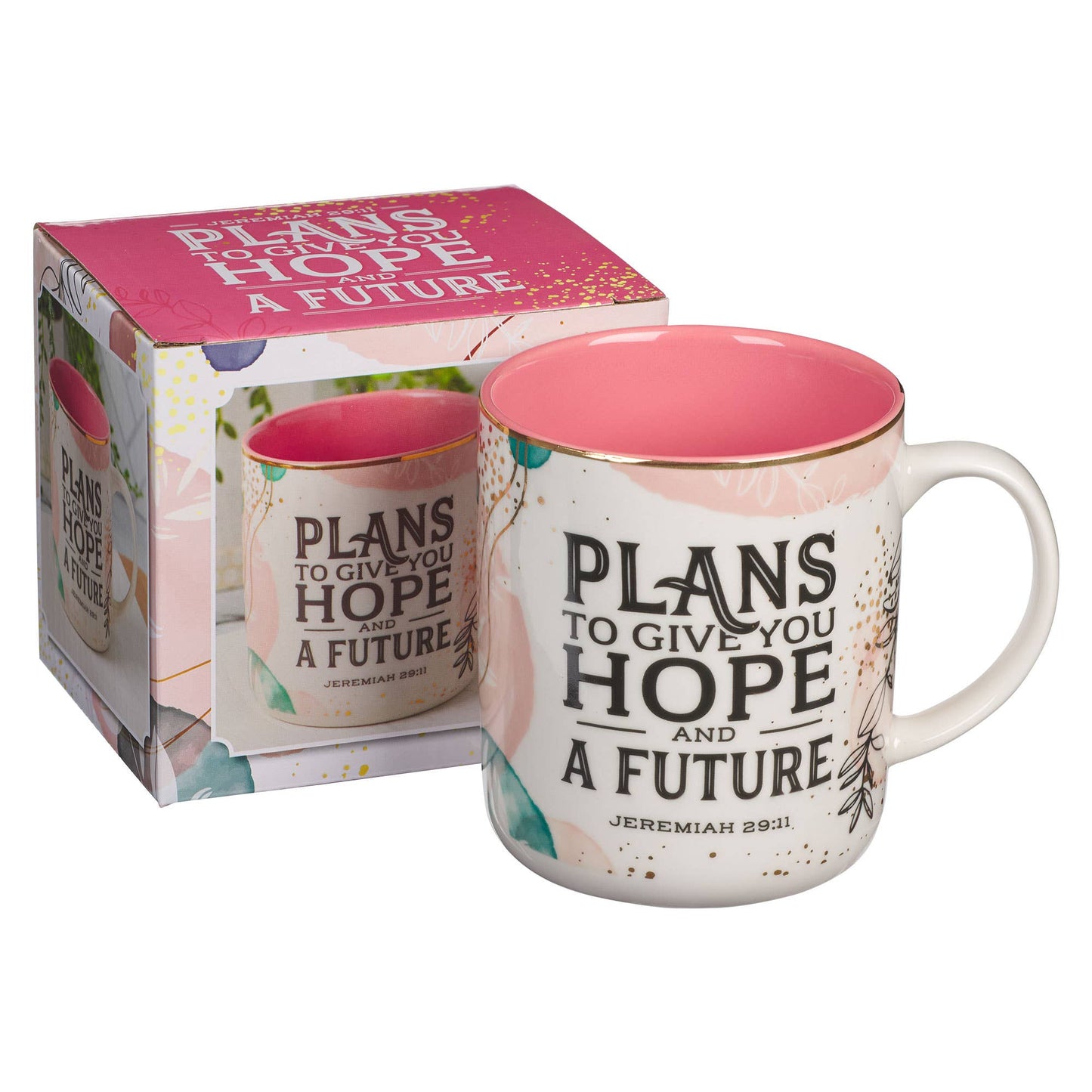 Plans to Give You Hope Watercolor Coffee Mug