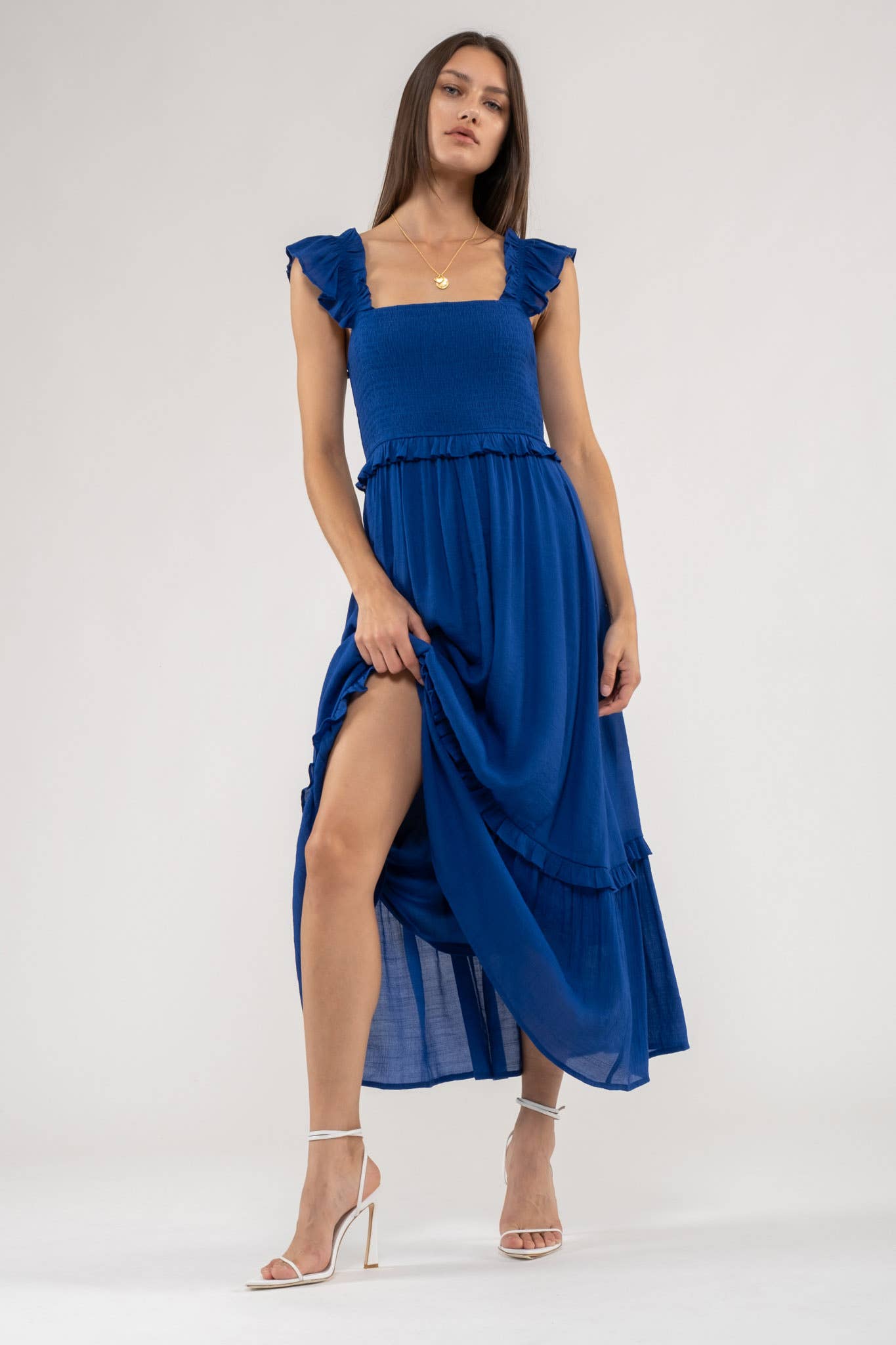 Flutter Flies Midi Dress