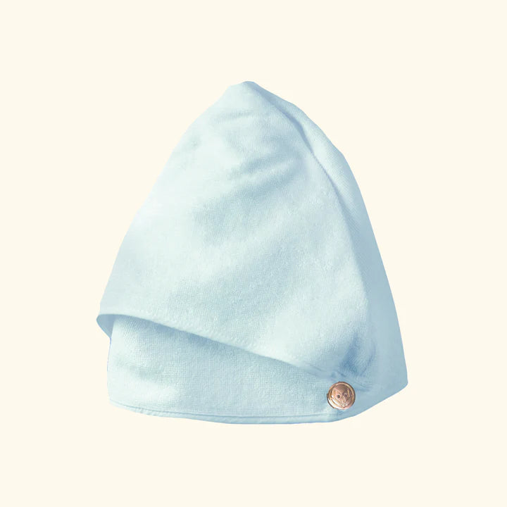 Musee Blue Towel Hair Wrap