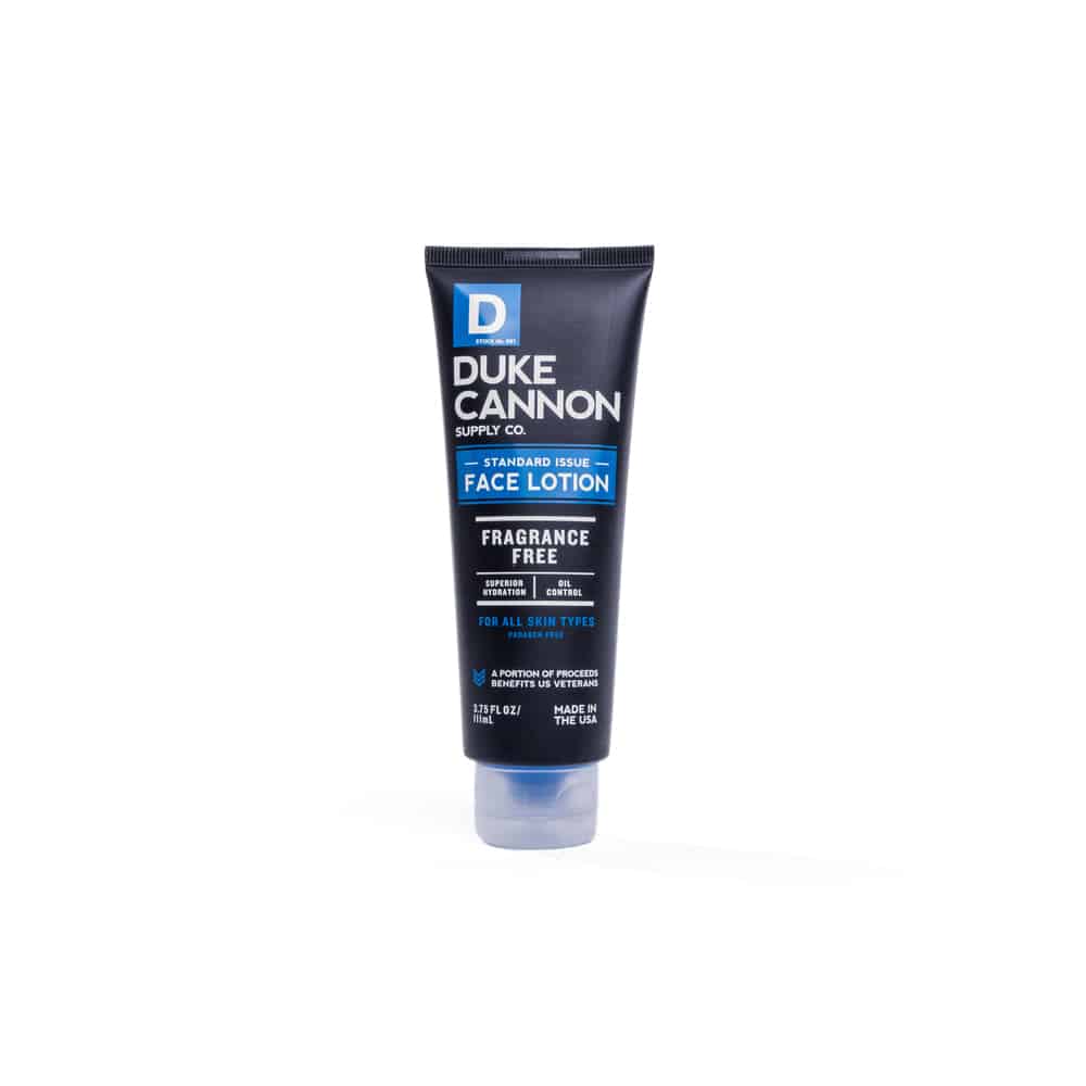 Duke Cannon Fragrance-Free Face Lotion