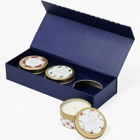 Nutcracker Scented Candle Trio Set