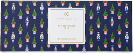 Nutcracker Scented Candle Trio Set