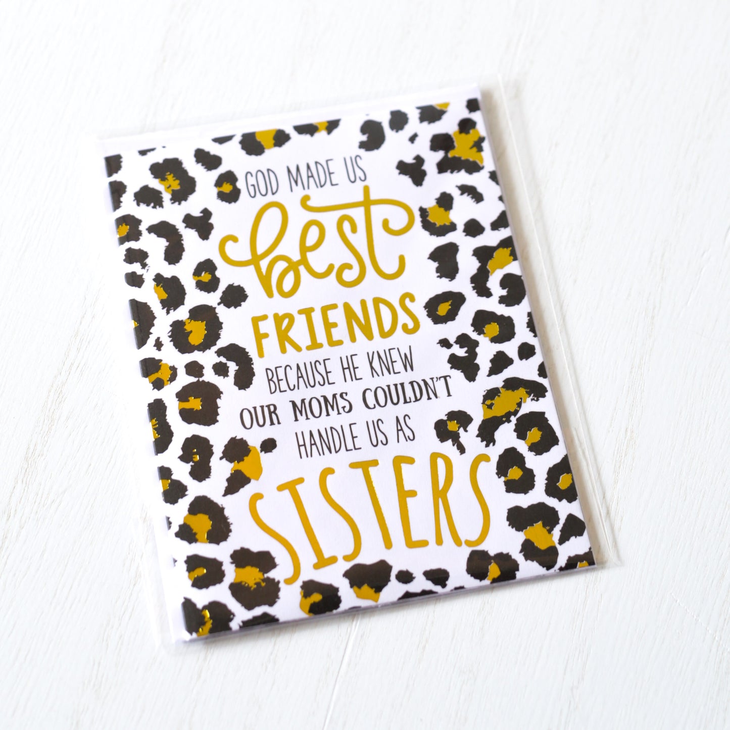 God Made Us Best Friends Greeting Card