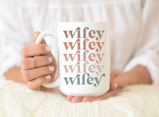 Wifey Wifey Wifey  Large Mug