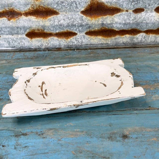 White Washed Mini Saranda Bowl