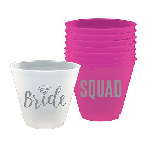 Bride and her Squad Party Cups