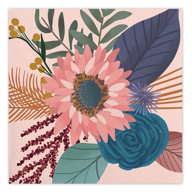 Fall Bunches Beverage Napkins
