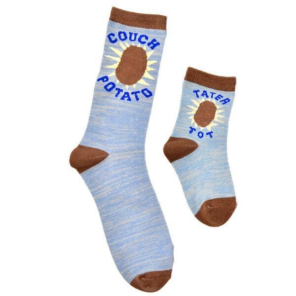 Daddy and Me Couch Potato Socks Set
