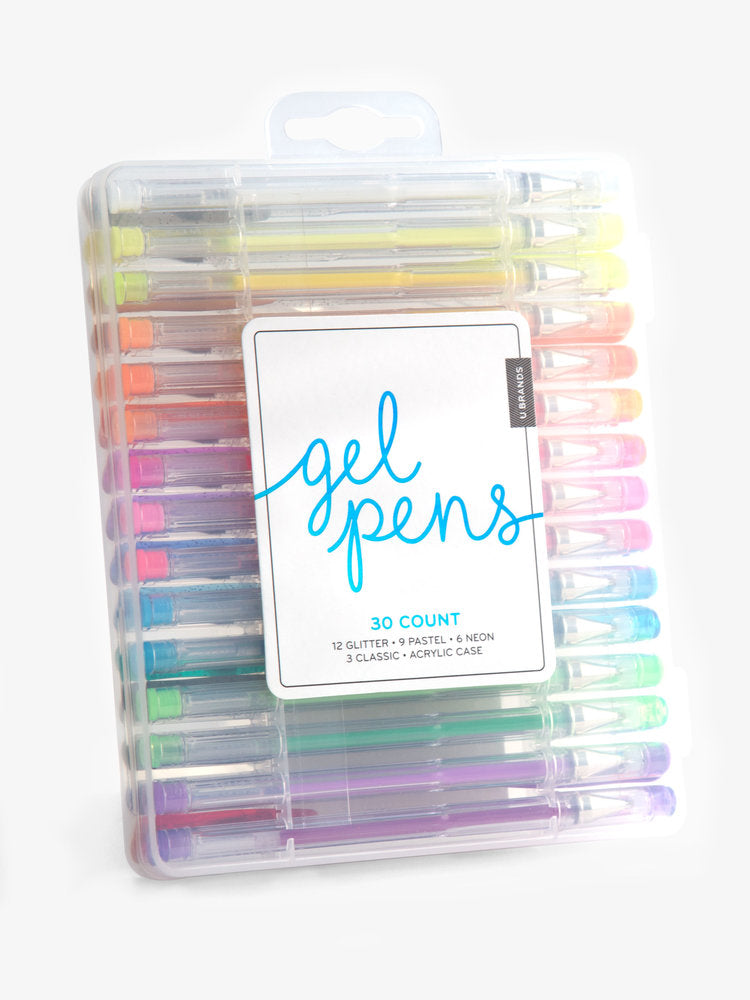 Gel Pens Assorted Set of 30