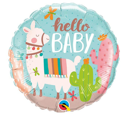 18" Baby Llama Foil Balloon
