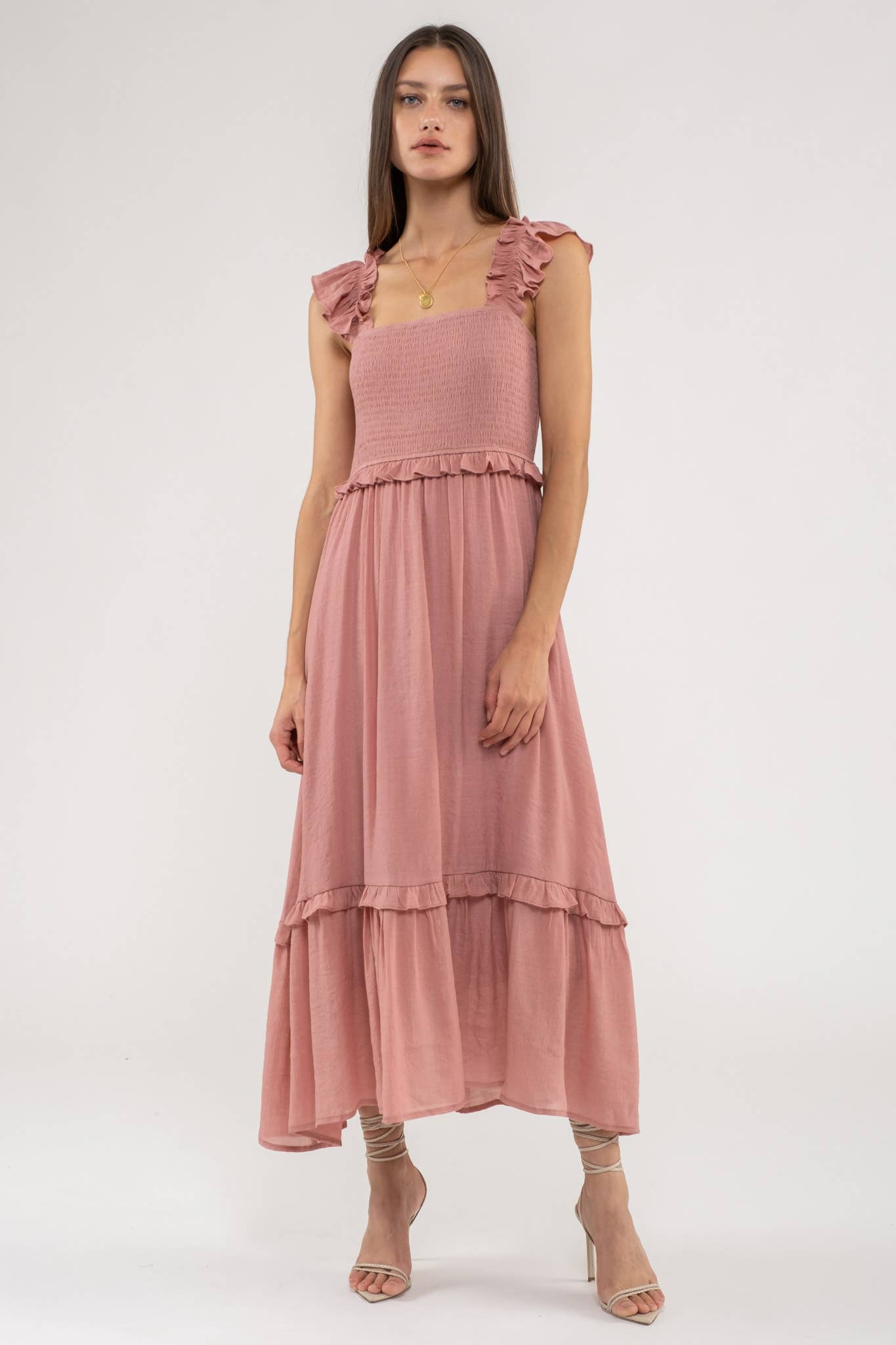 Flutter Flies Midi Dress