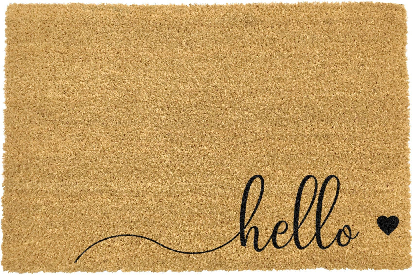 Doormats - Hello Scribble Heart Doormat