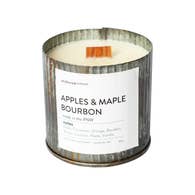 Apples & Maple Bourbon Rustic Soy Candle by Anchored Northwest
