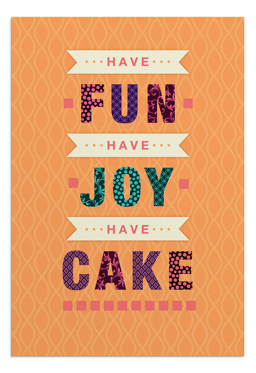 "Joy" - 12 Assorted Birthday Cards