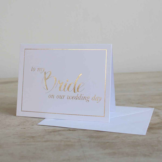 To My Bride Classic Note Card