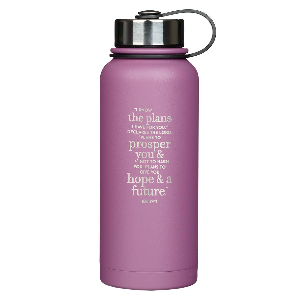 The Plans Lilac Purple Stainless Steel Water Bottle