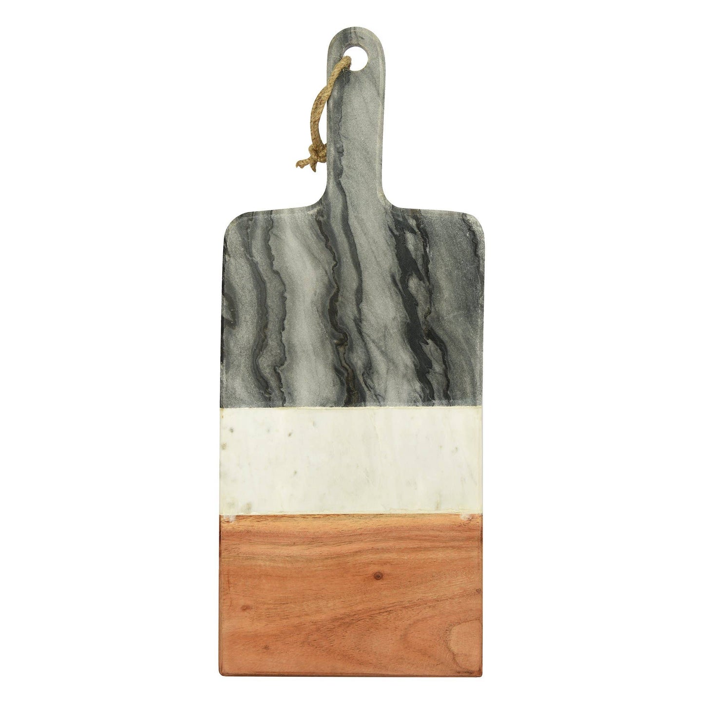 Mayan Marble & Wood Charcuterie Serving Board (19.5"x8")