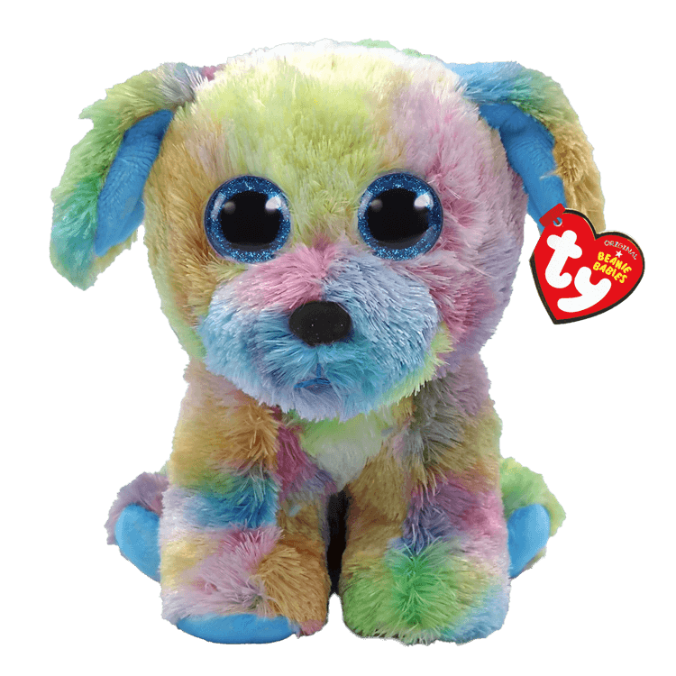 Rainbow Poodle - TY Beanie Boo