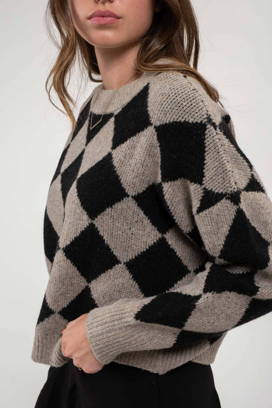 The Quinn Crew Knit Sweater