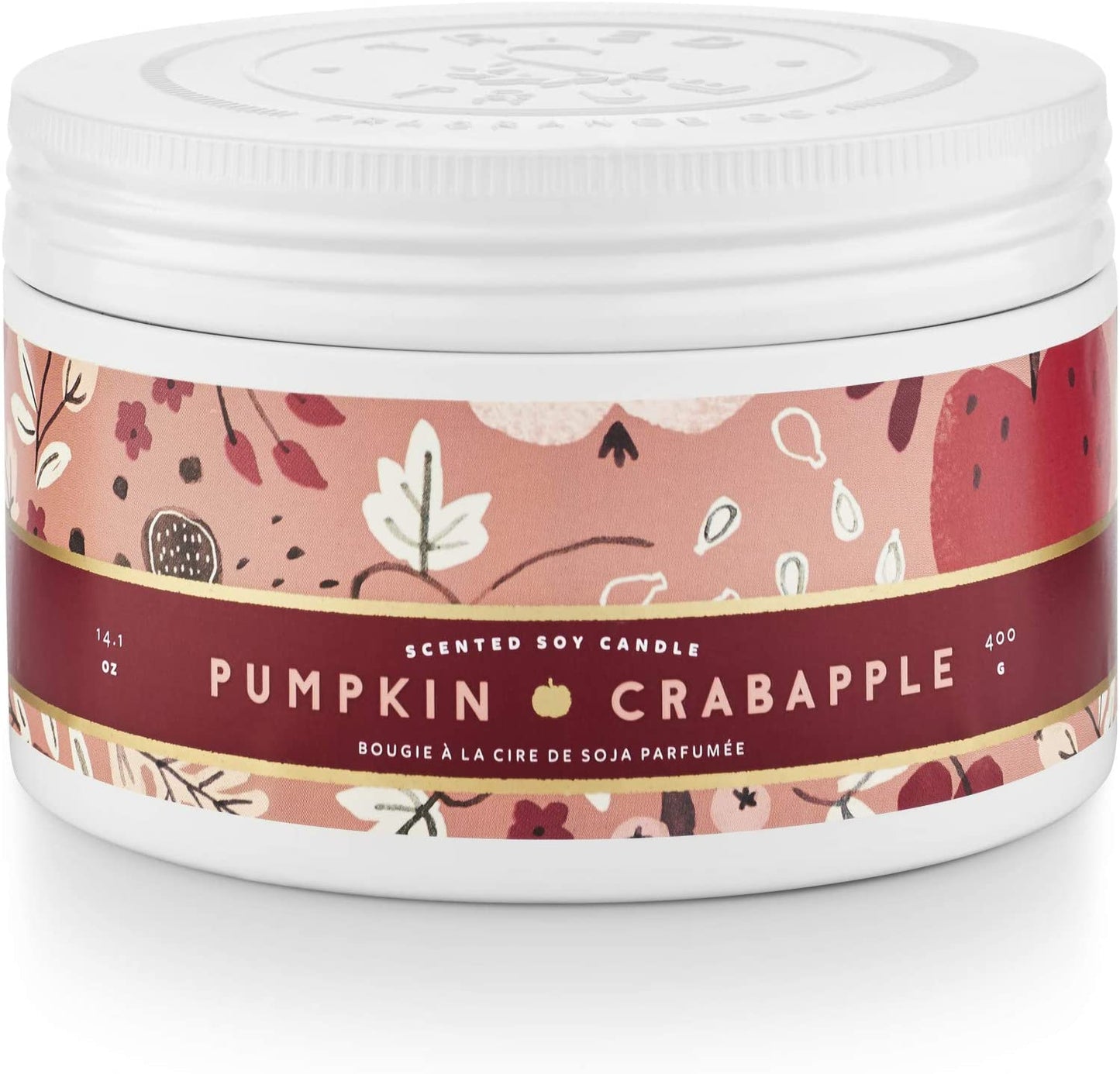 Large Pumpkin Crabapple Illume Candle 14.1 oz