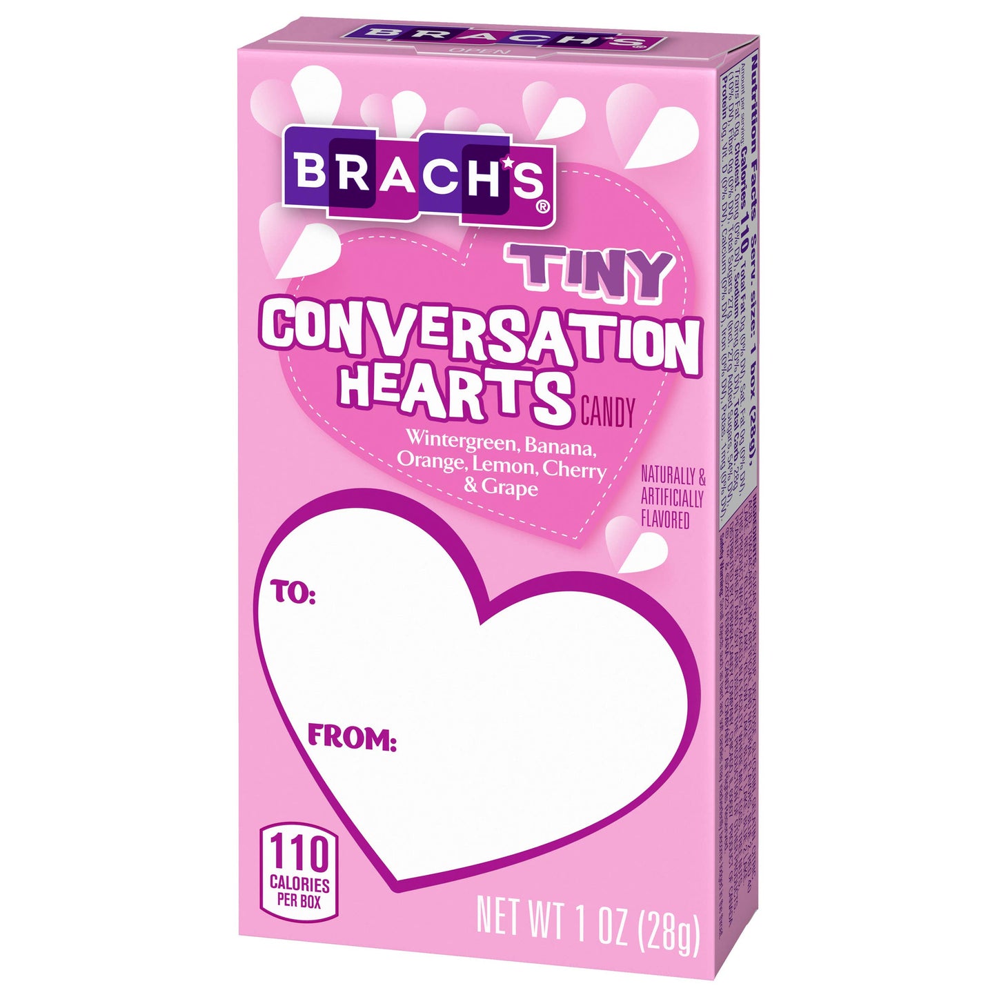 Brach's Candy, Conversation Hearts, Tiny - 10 oz