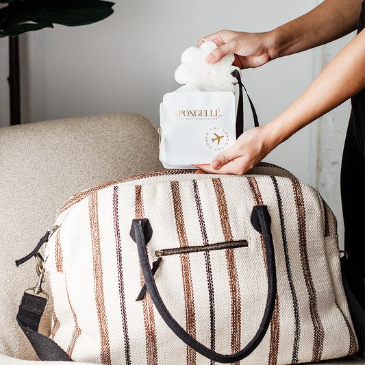 FINAL SALE Spongellé Travel Case In White