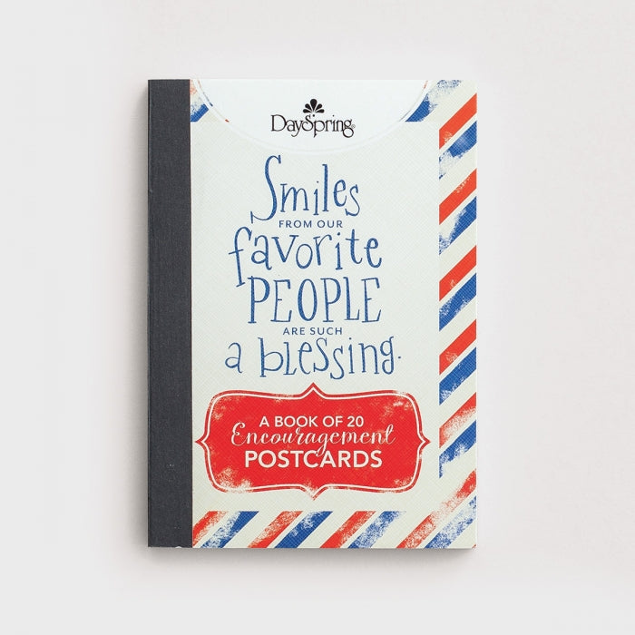 Smiles are a Blessing - A Book of 20 Encouragement Postcards
