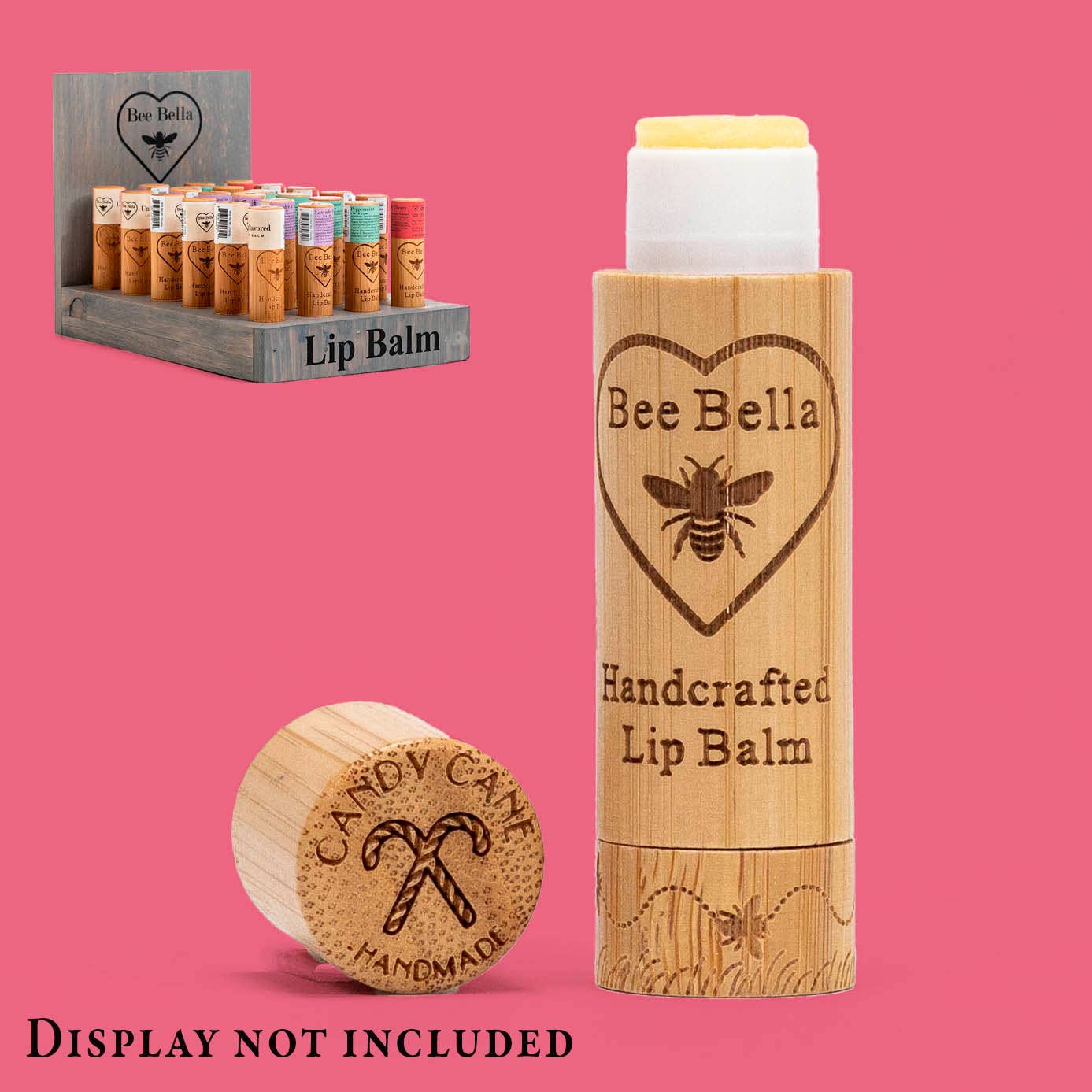 Bee Bella - Candy Cane Lip Balm | 6 Pack