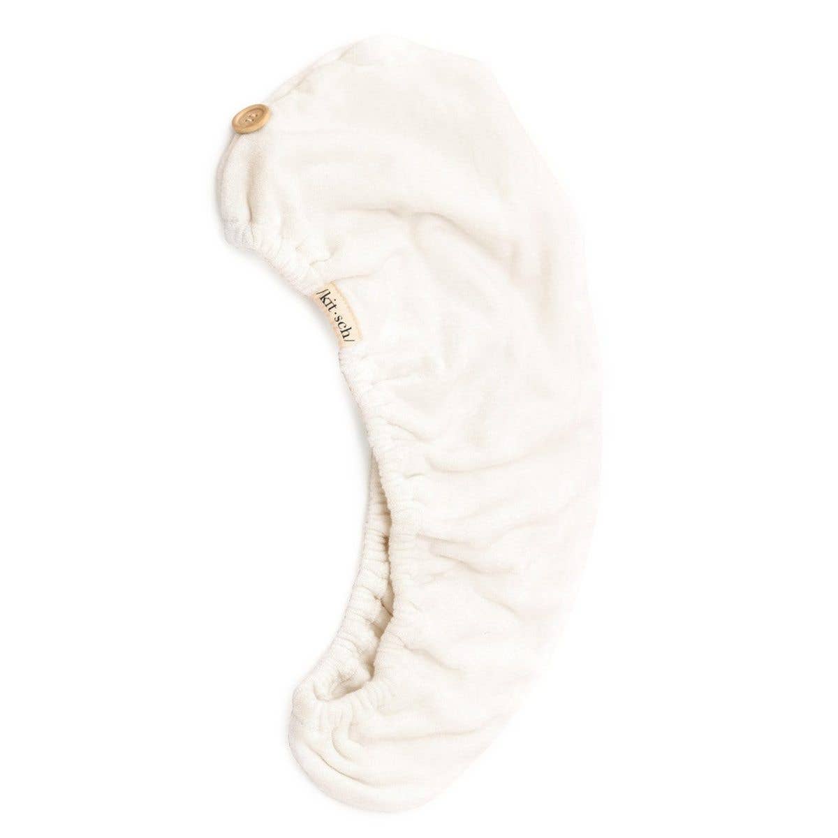 Eco-Friendly Microfiber Hair Towel - Ivory