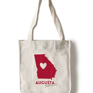 Aug GA State Tote Bag - Shoppe3130