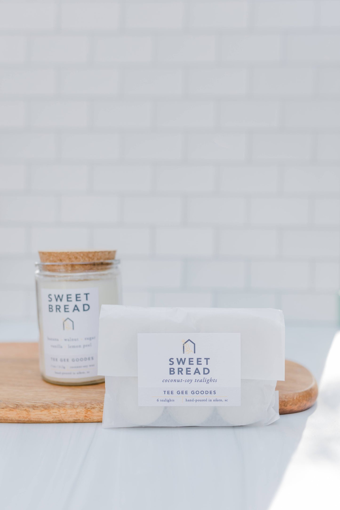 SWEET BREAD Tee Gee Goodes Coconut Soy Candle Collection