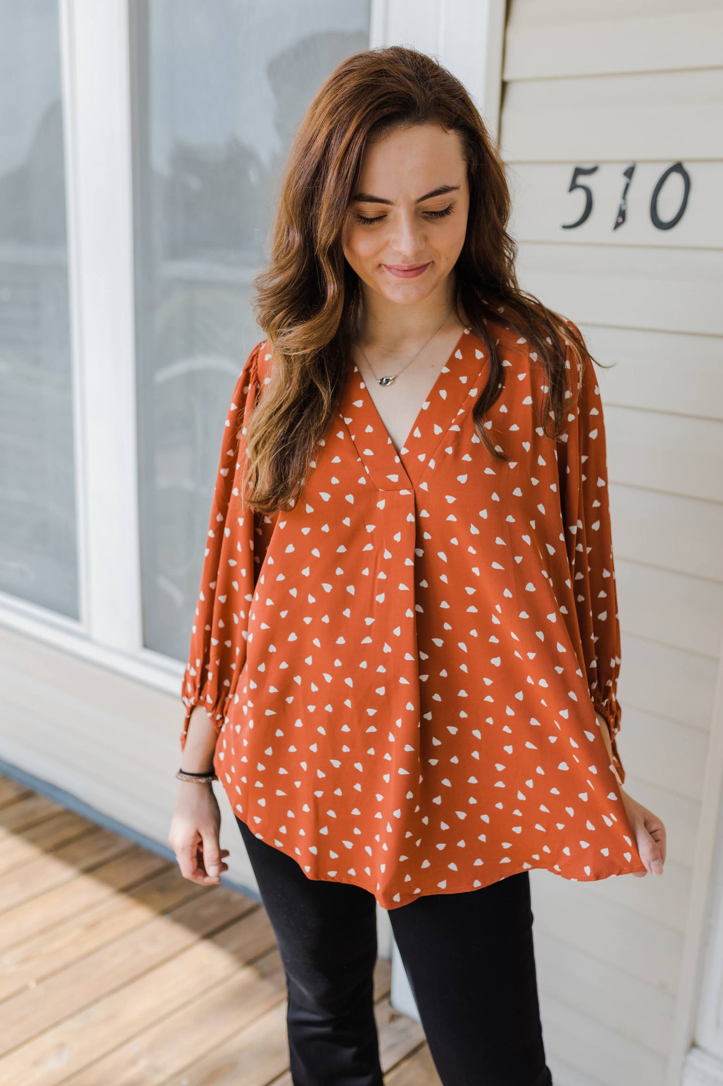 Hearts On The Sleeve Top