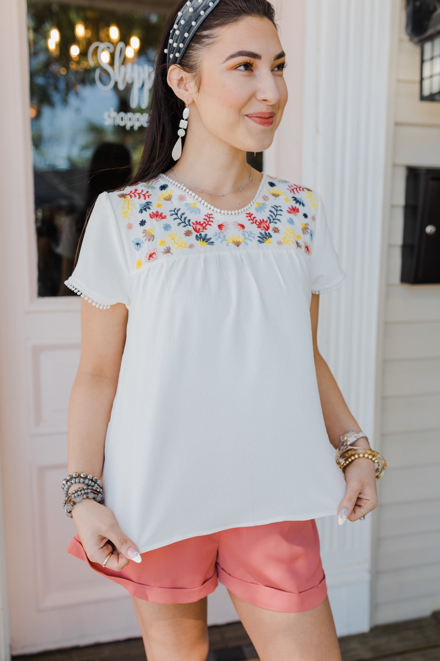 Boho Dreams Embroidered Top