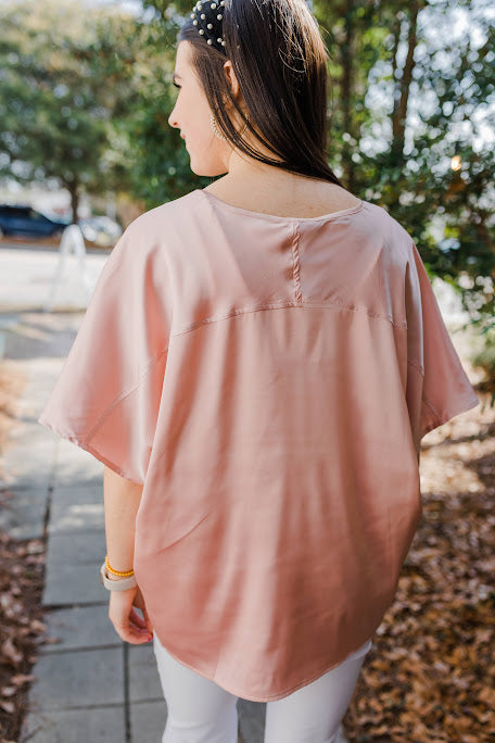 Pink Shell Top