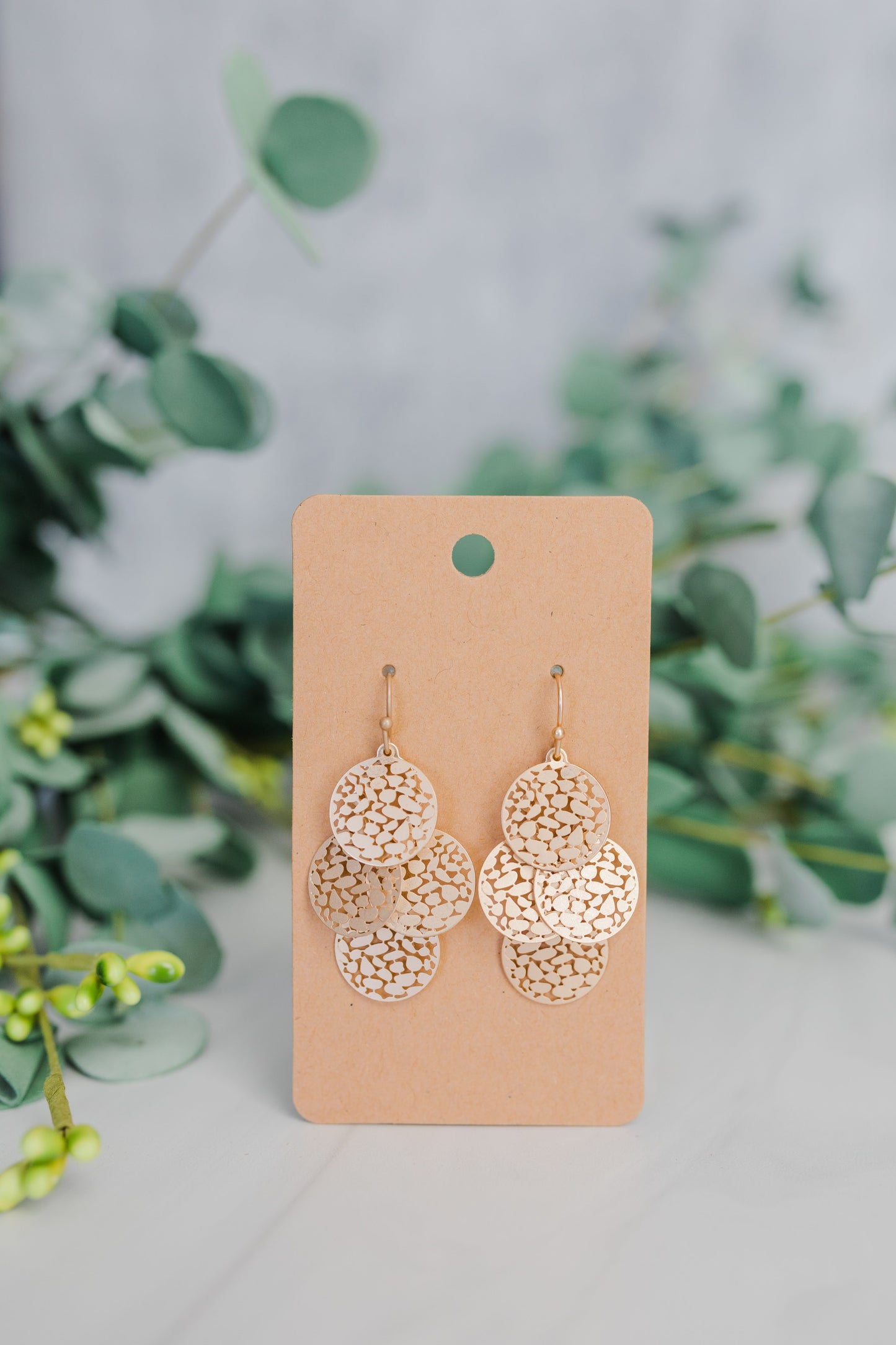The Lindsey Coin Filigree Earrings